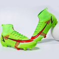thumbnail image 2 of Botas de fútbol de alta calidad para hombre, zapatos de fútbol ultraligeros de tobillo alto para exteriores, cornamusas profesionales de entrenamiento de césped, cornamusas Unisex, 2 of 5