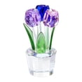 thumbnail image 1 of Figura de rosa para decoración del hogar, ramos de flores, adorno para festivales, hogar, mujeres, hecho a mano Púrpura Rosa Azul, 1 of 9