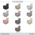 thumbnail image 6 of Evolur Raleigh Glider Recliner Smokey Blue with High Backrest Support, Durable Polyester Fabric, 6 of 15