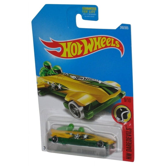 Hot Wheels HW Daredevils 9/10 (2015) Green Ice Shredder Toy Car 240/365