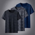 thumbnail image 2 of Camiseta deportiva de manga corta para hombre, ropa deportiva holgada de verano de secado rápido, camisetas transpirables de seda de hielo, camisetas deportivas para correr para hombre, 2 of 4