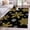Black, variant on Red Christmas Bathroom Rug Washable 2x3 Entryway Rug Non Slip Winter Xmas Snowflakes Textured Front Door Mat Low Pile Indoor Doormat Throw Floor Carpet for Kitchen Bedroom Entrance