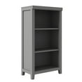 thumbnail image 3 of 3-Tier Open Cubby Storage Shelf, Small Sturdy Storage Bookshelf Cabinet for Living Room Bedroom Guest Room Office Dorm Room Kids Room and Bathroom, Gray, 3 of 5