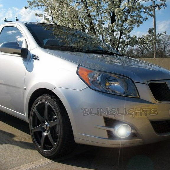 For 2009 2010 Pontiac G3 Wave Xenon Fog Lamps Driving Lights Foglamps Foglights Lamp Light Kit