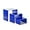 Blue, variant on SOURCEONE.ORG Deluxe 4,5,6 Inch 3 Piece Set Slim Line Acrylic Risers - Medium