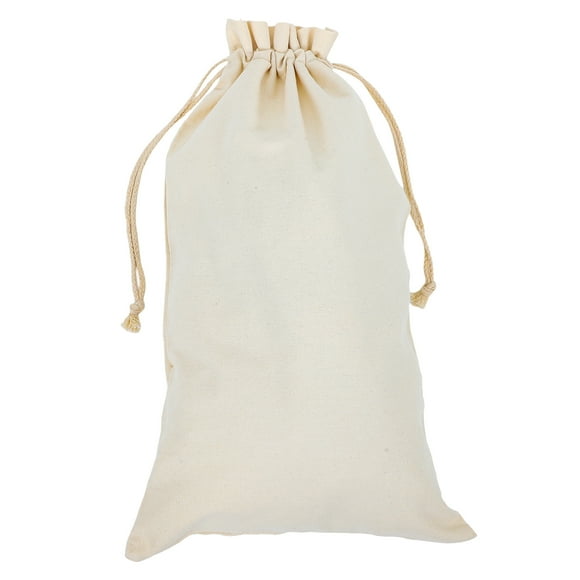 Bolsas de algodón resistentes con cierre de cordón para almacenamiento reutilizable de muestras de tierra, arroz y harina