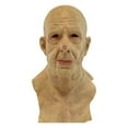 thumbnail image 5 of HUASHENG Vieil Homme Réaliste Humain Réaliste Froissé Latex Costume de Cosplay d'Halloween, 5 of 5