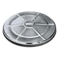 Trash Can Lid Compotible with 20-Gallon Round Fire Resistant Garbage Container Lid for Galvanized Steel Waste Bin