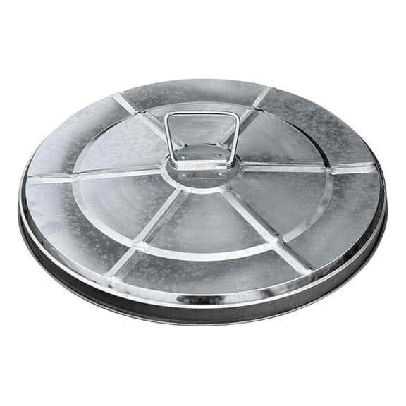 Trash Can Lid Compotible with 20-Gallon Round Fire Resistant Garbage Container Lid for Galvanized Steel Waste Bin