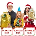 thumbnail image 6 of NITIDSKY 26Pcs Christmas Gift Bags Xmas Drawstring Bags with Tags Christmas Gift Wrapping Sacks Pouches for Xmas Holiday Presents Party Favor, 6 of 7