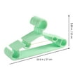 thumbnail image 2 of 10pcs Plastic Small Hangers for Baby Clothing Clothes Hangers Space Saving Coats Hangers Clothes Rack, 2 of 6
