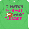 thumbnail image 4 of Inktastic I Watch Football with My Daddy Boys or Girls Toddler T-Shirt, 4 of 5