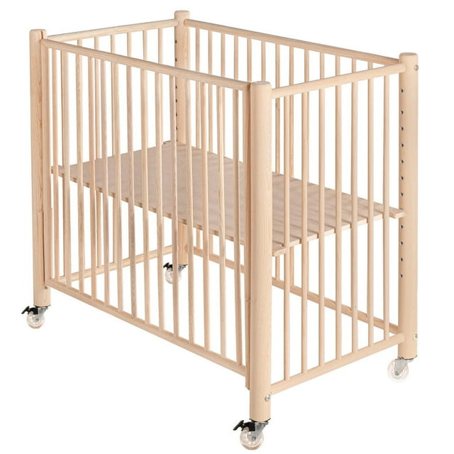 Cuna Colecho Duduk de madera 12 alturas + Colchón