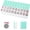 Light Green, variant on American Mahjong Tiles (1.2”,Tiles Only), 166 Mahjong Tile Set with Black Color (Tiles Only)