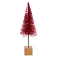 thumbnail image 4 of Vickerman 8"-10"-12" Red Sisal Bottle Brush Tree Set, Set of 3, 4 of 4