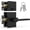 Matte Black, variant on Mega Handles Glamor Door Lever & Deadbolt Combo | Stainless Steel   Single-Cylinder Deadbolt | Includes Installation Hardware