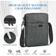 thumbnail image 5 of '="Bolso Bandolera para Hombre Bolso Bandolera Impermeable para Hombre con Correa Ajustable para el Hombro Pequeño Bolso Bandolera Vertical Antirrobo para Tablet iPad de 7,9" - para Viajes, 5 of 8