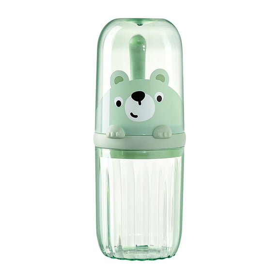 openpig Travel Toothbrush Holder, Portable Toothbrush Cup Case for Traveling, Camping, School, Multifuction Toothbrushes Toothpaste Set, Toothbrush Cup Toothbrush Holder with Cover
