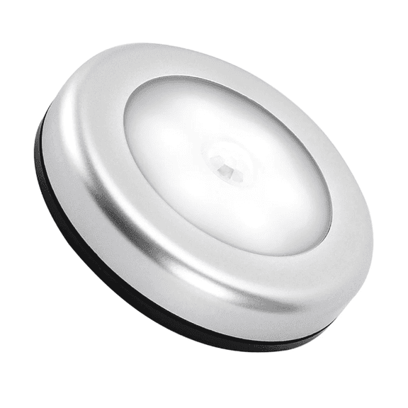 GJX Motion Sensor Outdoor Lights,Wireless Design Battery Operated Wall Sconce,Energy-Efficient Battery Operation Motion Sensor Light Indoor,White