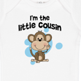 thumbnail image 4 of Inktastic I'm the Little Cousin-monkey-blu Boys Baby Bodysuit, 4 of 5