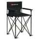 thumbnail image 1 of Silla plegable Costway de playa y camping con portavaso Estructura en acero resistente Reclinable 114 kg Negro, 1 of 2