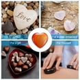 thumbnail image 5 of 5Pcs Natural Heart Stone Quartz, Love Heart Worry Stones for Balancing Worry Bulk Red Agate, 5 of 5