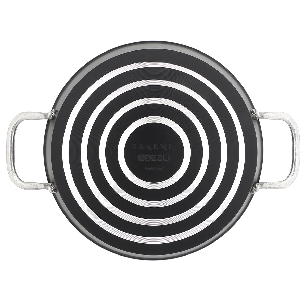 Serenk Excellence Nonstick Frying Pan With Lid Covered One Granite Egg Wonder