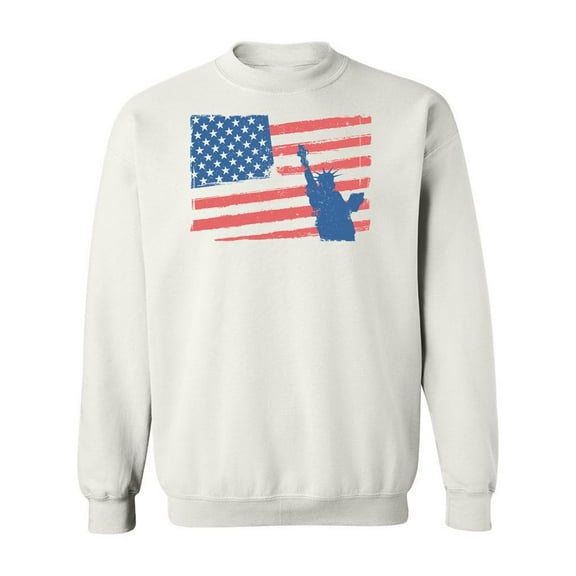 Statue Of Liberty Silhouette Sweatshirt Men -Image by Shutterstock, Male Medium