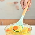 thumbnail image 3 of Silicone colander home beech handle spoon kitchen cooking utensils, 3 of 5