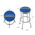 thumbnail image 2 of Trademark Gameroom Golden State Warriors Fade Chrome Ribbed Barstool, 2 of 5