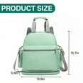 thumbnail image 2 of TELOLY Diaper Bag,13.8"*5.9"*15.7" Diaper Backpack,Large Diaper Bag With Insulated Pockets,Green, 2 of 6
