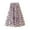 A-Pink201, variant on XIAONU Women's Heart-Print Tulle Midi Skirt Elastic-Waist Flared Skirt Romantic Playful Daily Party Wear