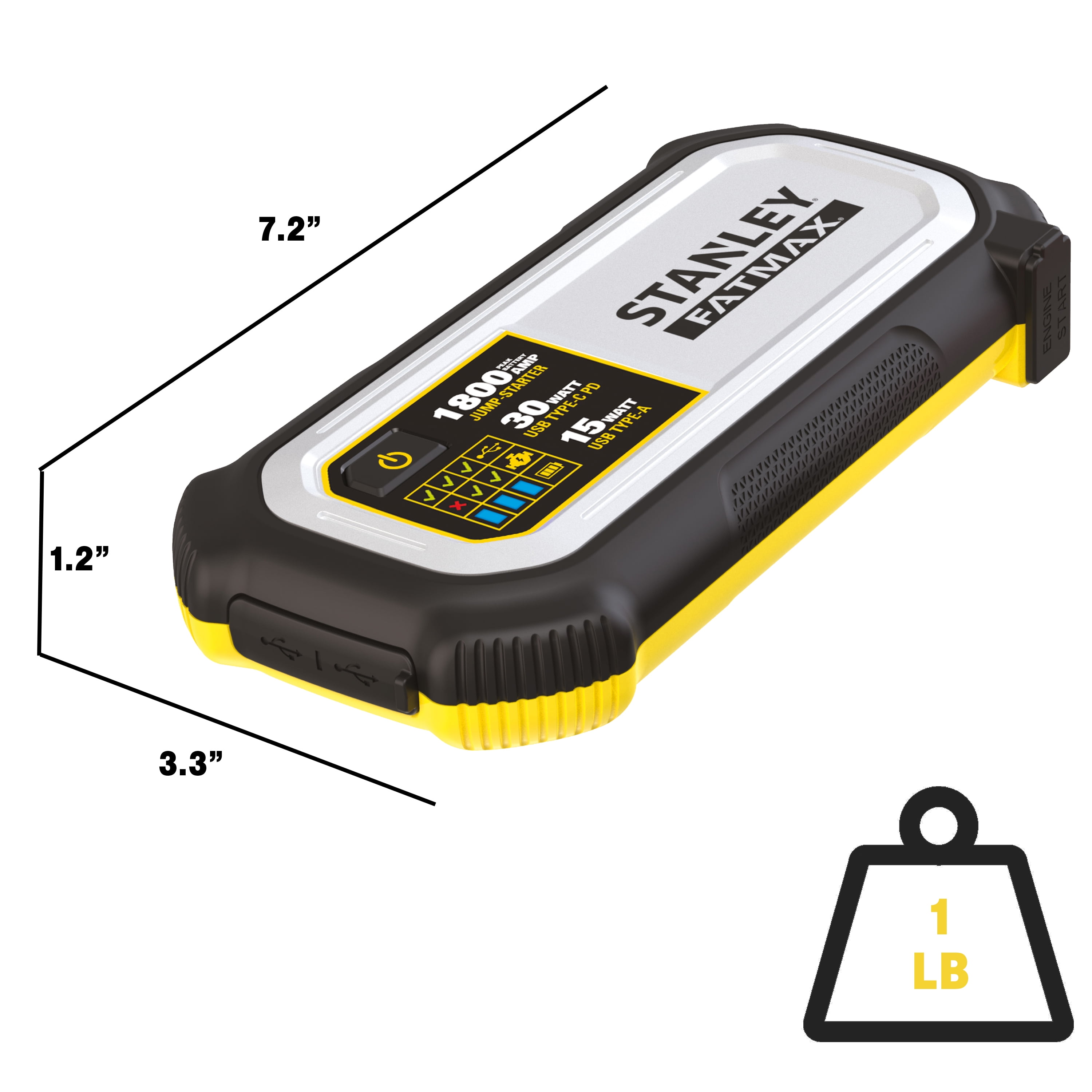 Stanley fatmax emergency jump starter and compressor discount
