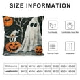 thumbnail image 5 of Halloween Pillow Covers Halloween Decorations Pumpkin Ghost Buffalo Plaid Decor Holiday Pillow Case Farmhouse Decor for Home Sofa, 5 of 5