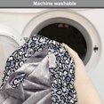 thumbnail image 2 of Leopard Print Dog Crate Cover, Repetitive Wild Animal Fashion Print Purple Grey Tones, Easy to Use Pet Kennel Cover Small Dogs Puppies Kittens, 7 Sizes, Grey Ceil Blue, by Ambesonne, 2 of 6