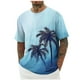 thumbnail image 2 of Tops para hombre, blusas y camisas de cuello redondo y manga corta para hombre, blusas casuales de moda con cuello redondo y manga corta, blusas para hombre, blusas de poliéster para hombre, 2 of 5