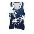 thumbnail image 4 of Runfenguu Shapewear Tank Top Racerback Tank Tops Men'S Sleeveless Printed With Slim Strap And Backless Regular Sport Round Neck Sleeveless Plus Size Tank Tops, 4 of 4