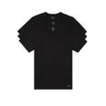 thumbnail image 3 of Calvin Klein Mens Cotton Classic Slim Fit V Neck T-Shirts 3 New White Medium, 3 of 4