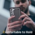 thumbnail image 2 of Dteck for Samsung Galaxy S22 Plus Case with Slide Camera Cover,Military Grade Drop Protection Shockproof Slim Fit Protective Marble Phone Case for S22 Plus 6.6" 2022, Gray, 2 of 7