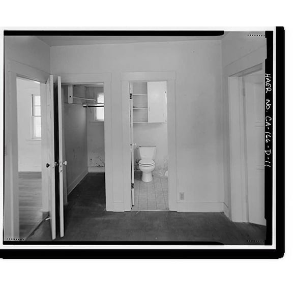 Historic Print, Rush Creek Hydroelectric System, Worker Cottage, Rush Creek, June Lake vicinity, Mono County, CA - 50, 16" x 20"