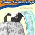 thumbnail image 5 of Fireman and Bucket White Pattern 17" School Backpacks for Teens,Waterproof Oxford Fabric,S-Shape Padded Straps for School,Travel,Hiking,Camping, 5 of 6