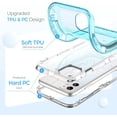 thumbnail image 3 of Case Compatible with iPhone 11 Case, Heavy Duty Shockproof Anti-Fall Clear case, 3 of 6