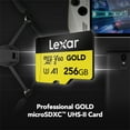 thumbnail image 2 of Lexar Professional 256 GB UHS-II (U3) V60 microSDXC, 2 of 10