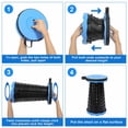 thumbnail image 4 of VOLIXOD Taburete telescópico plegable portátil, taburete retráctil para adultos, asientos plegables mejorados con capacidad de carga de 550 libras, taburetes de camping para adultos, 4 of 5