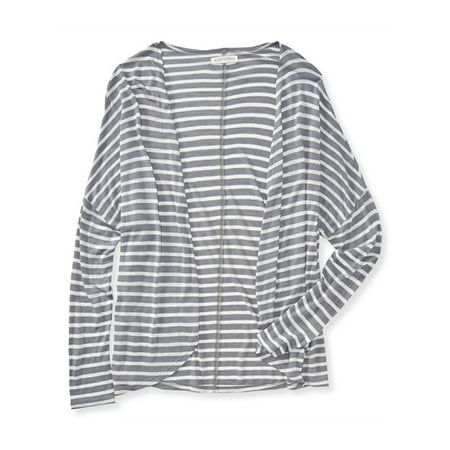 Jersey Shrug - Aeropostale Juniors Striped Jersey Shrug Sweater