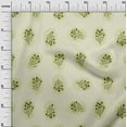 thumbnail image 3 of oneOone Viscose Chiffon Greenish Beige Fabric Block Sewing Material Print Fabric By The Yard 42 Inch Wide, 3 of 5