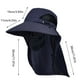 thumbnail image 3 of Sombrero de protección solar para exteriores para hombre con cubierta facial | Montañismo Pesca Gorra de senderismo | Chal grande para bloque UV | Malla transpirable de poliéster | Gorro de viaje, 3 of 7