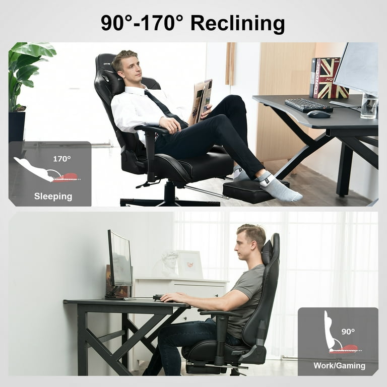 GTRACING Music Gaming Chair with Footrest Ergonomic
