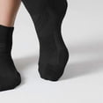 thumbnail image 4 of AHTJRT Men's Ankle Socks with Cushion Outdoor Moisture Wicking Gym Sport Athletic Running Socks for Active Daily Wear Black Free Size, 4 of 5