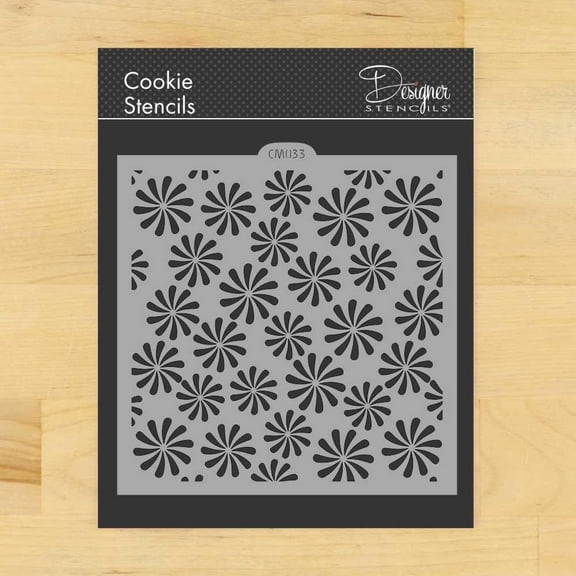 Candy Swirls Cookie and Craft Stencil by Designer Stencils